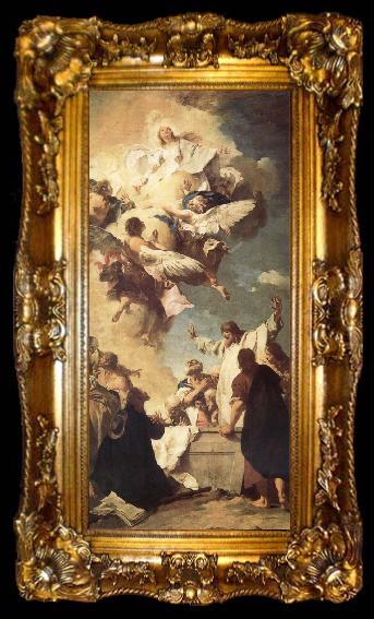 framed  Girolamo Parmigianino The Asuncion of the Virgin, ta009-2
